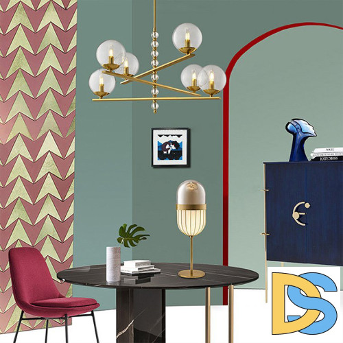 Люстра на штанге ImperiumLoft Fondo 140707-26