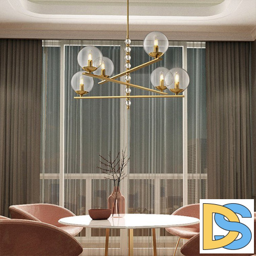 Люстра на штанге ImperiumLoft Fondo 140707-26