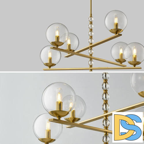 Люстра на штанге ImperiumLoft Fondo 140707-26