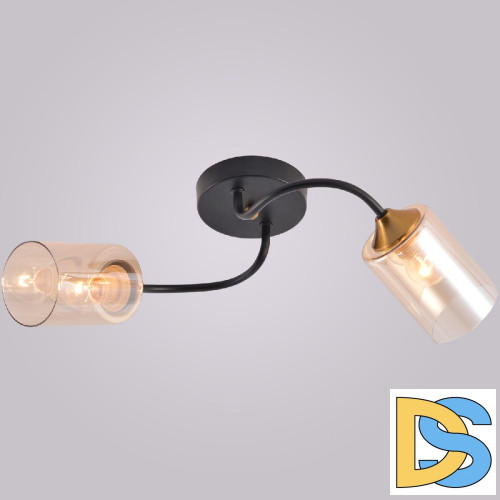 Потолочный светильник Reluce 01608-0.3-02 BK+BRASS