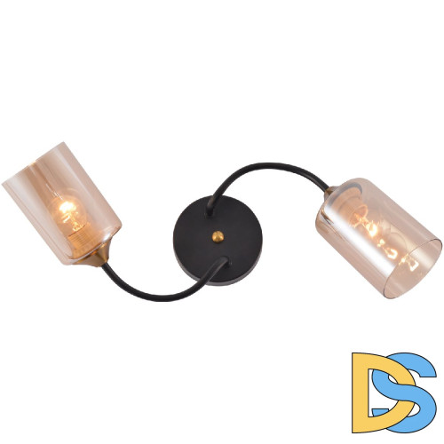 Потолочный светильник Reluce 01608-0.3-02 BK+BRASS