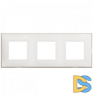 Рамка 3-я Белый/Сатин Btichino Classia