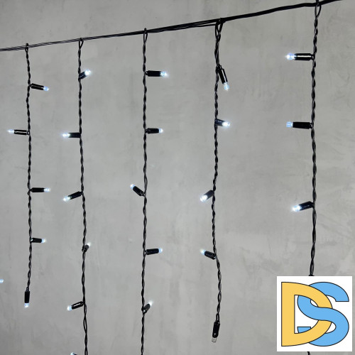 Гирлянда Бахрома с колпачком Laitcom (LTC) PIL180BLWCAP-11-2W