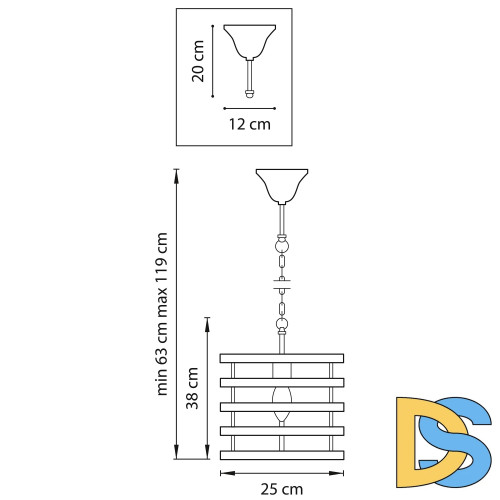 Подвесной светильник Lightstar Epsilon 735010