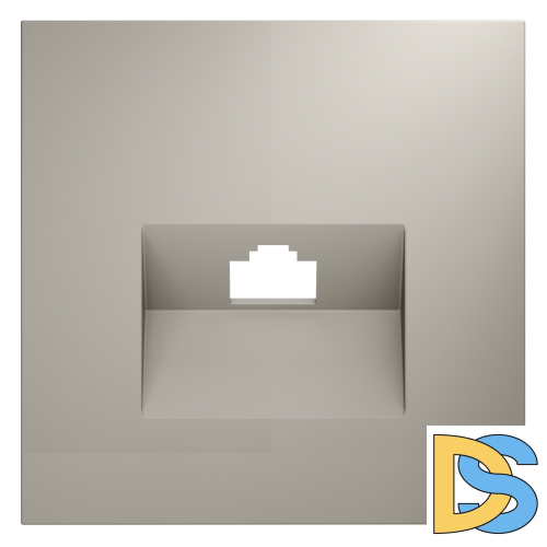 Накладка для розетки компьютерной RJ45 кат.6, S70 (кашемир)