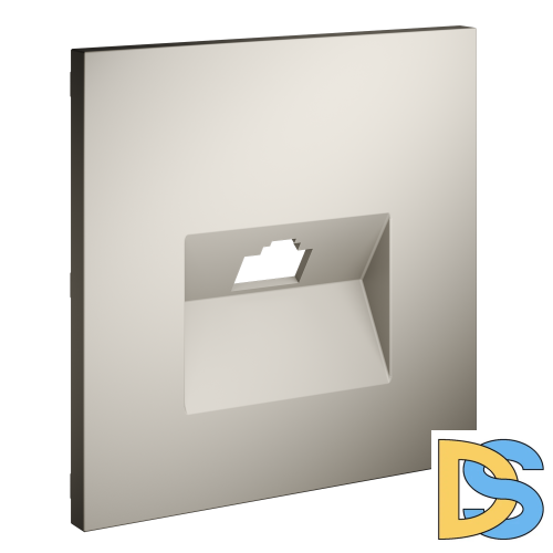 Накладка для розетки компьютерной RJ45 кат.6, S70 (кашемир)