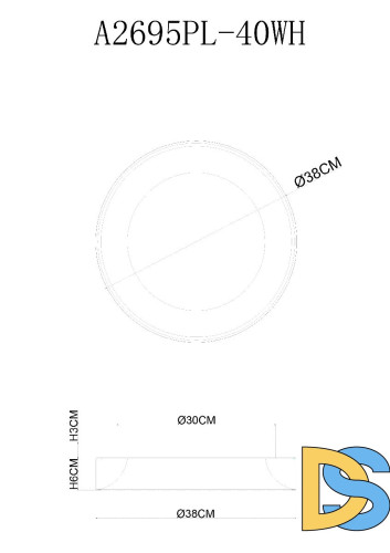 Потолочный светильник Arte Lamp Kurhah A2695PL-40WH