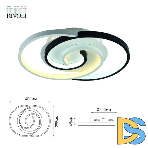 Потолочный светильник Rivoli Abby 6101-101 Б0059007