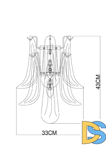 Настенный светильник Arte Lamp Maya A4072AP-2GO