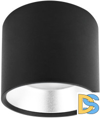 Накладной светильник ЭРА OL8 GX53 BK/SL Б0048540