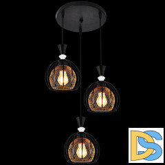 Подвесной светильник Reluce 03061-0.9-03 BK+GOLD