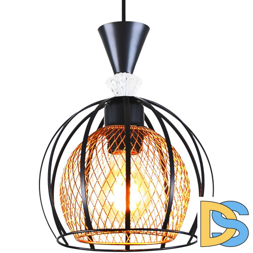 Подвесной светильник Reluce 03061-0.9-03 BK+GOLD