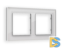 Рамка двухместная Ambrella Volt Platos AF330402