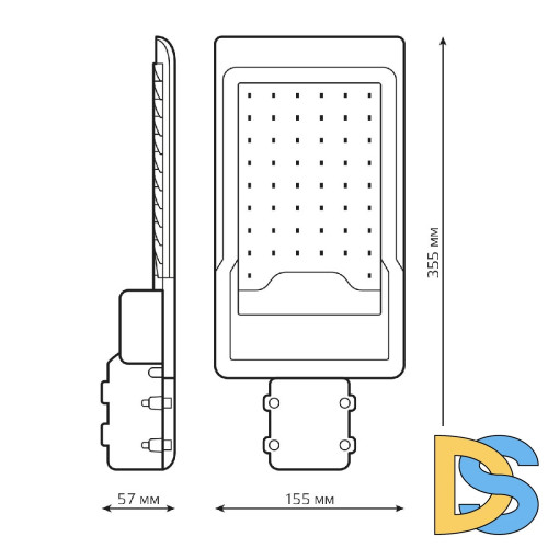 Уличный консольный светильник Gauss Avenue 629534150