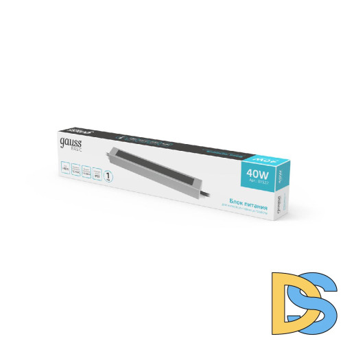 Блок питания Gauss Basic 40Вт DC12 IP67 BT522