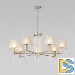 Подвесная люстра Eurosvet Charuel 60148/7 матовое золото a064945