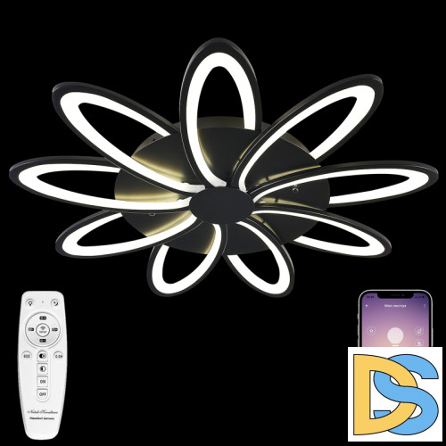 Потолочная люстра Natali Kovaltseva Holder HIGH-TECH LED LAMPS 82009 BLACK