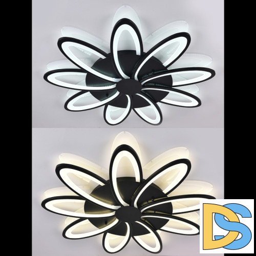 Потолочная люстра Natali Kovaltseva Holder HIGH-TECH LED LAMPS 82009 BLACK