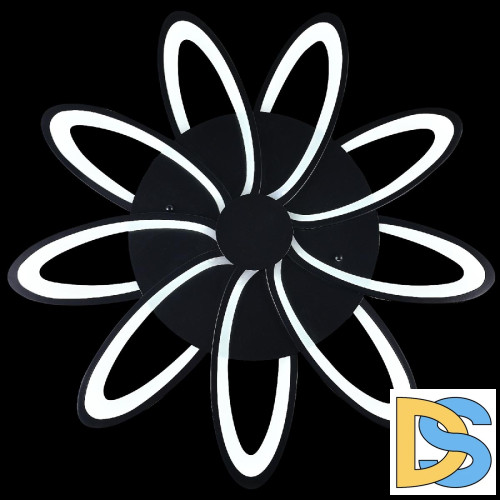 Потолочная люстра Natali Kovaltseva Holder HIGH-TECH LED LAMPS 82009 BLACK