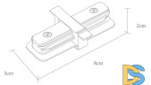 Коннектор прямой Arte Lamp Track Accessories A130133