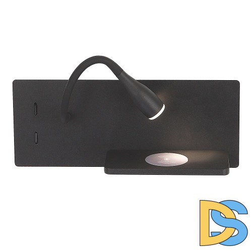 Настенный светильник Crystal Lux CLT 217W Qi+USB BL