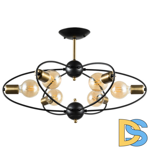 Люстра на штанге ARTE Lamp A1963PL-6BK