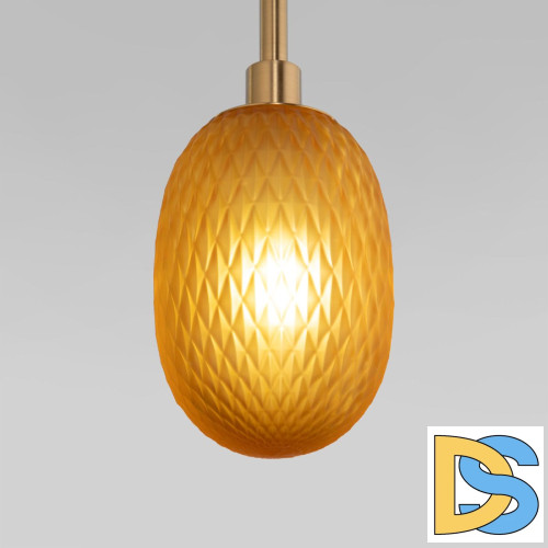 Каскадная люстра Eurosvet Pineapple 50266 дымчатый/прозрачный/янтарный a066528