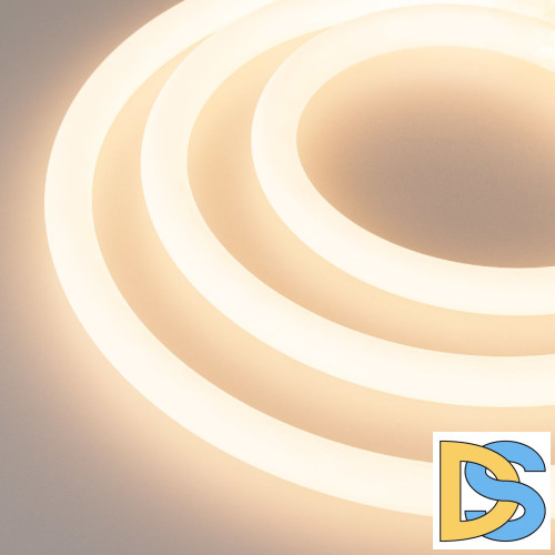 Светодиодная лента герметичная Arlight MOONLIGHT-TOP-A336-D18mm 24V Warm2700 360deg 14.4 W/m, IP65, 2835, 5m, wire x1 038760