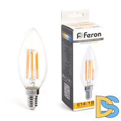 Лампа светодиодная Feron LB-717 Свеча E14 15W 2700K 38256