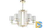 Подвесная люстра Crystal Lux Nicolas NICOLAS SP-PL6 GOLD/WHITE