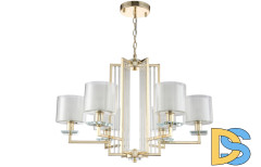 Подвесная люстра Crystal Lux Nicolas NICOLAS SP-PL6 GOLD/WHITE