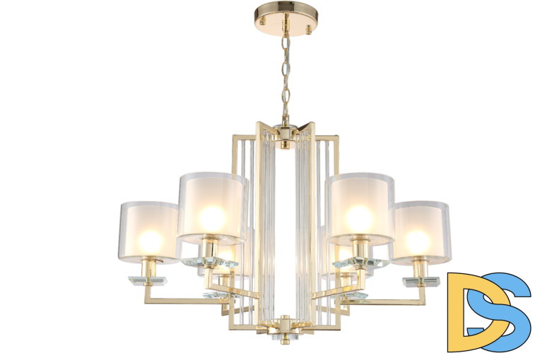 Подвесная люстра Crystal Lux Nicolas NICOLAS SP-PL6 GOLD/WHITE