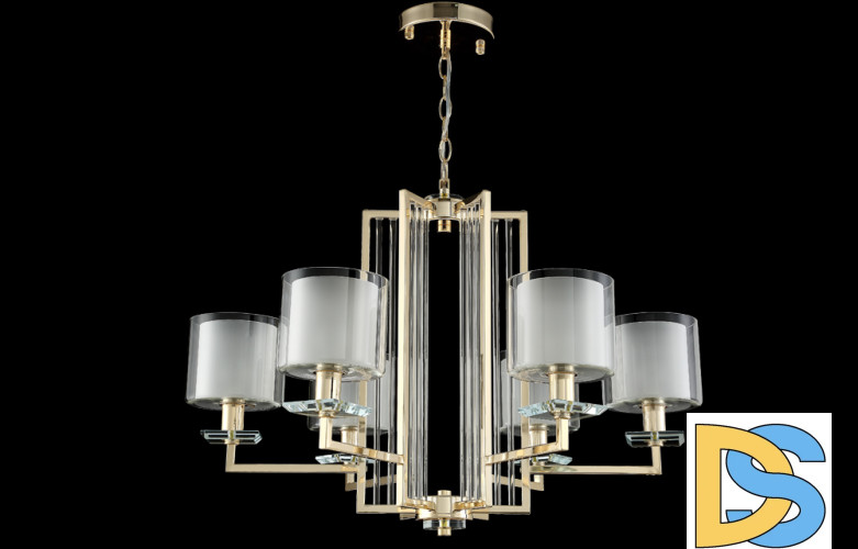 Подвесная люстра Crystal Lux Nicolas NICOLAS SP-PL6 GOLD/WHITE