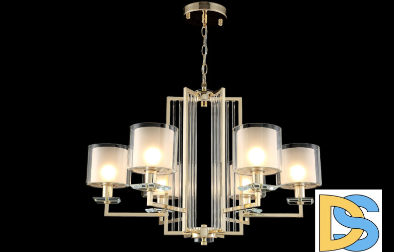 Подвесная люстра Crystal Lux Nicolas NICOLAS SP-PL6 GOLD/WHITE