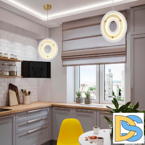 Подвесной светильник Crystal Lux DIEGO SP25W LED BRASS