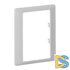 Рамка 1-постовая для двойных розеток Legrand Valena Life Белая 754221
