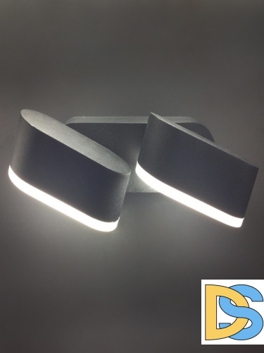 Архитектурный светильник Elvan GW-820A/2-12W-WW-Bk