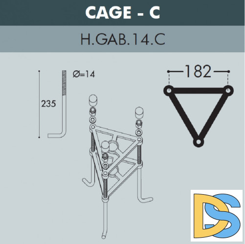 Садовый светильник Fumagalli U33.202.R30.AXH27
