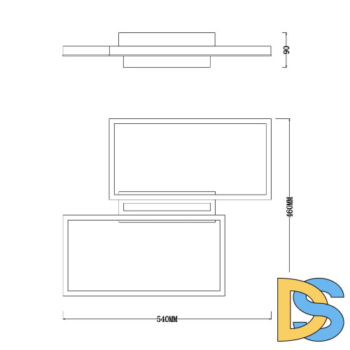 Потолочный светильник Escada Scales 10209/2LED White