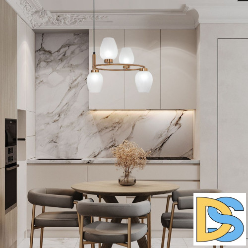 Подвесная люстра Eurosvet Alva 30183/4 латунь a064682