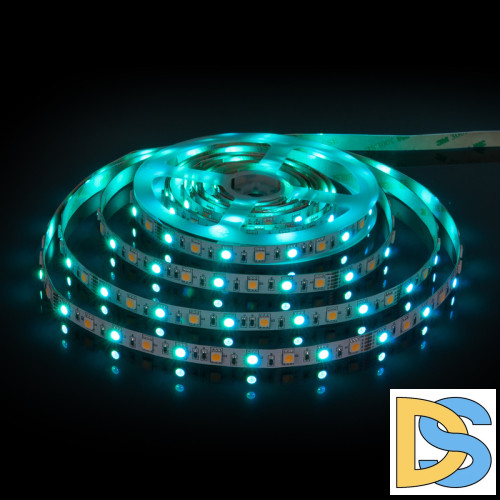 Светодиодная лента Elektrostandard 24V 14,4W 60Led 5050+5050 IP20 MIX RGB/теплый белый, 5м 4690389172250