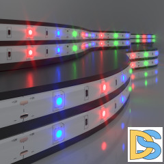 Светодиодная лента Elektrostandard 12V 7,2W 30Led 5050 IP65 RGB, 5м 4690389038457