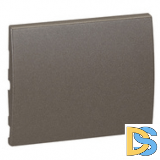 Лицевая панель для 1кл выключателя Legrand Galea Life - темная бронза