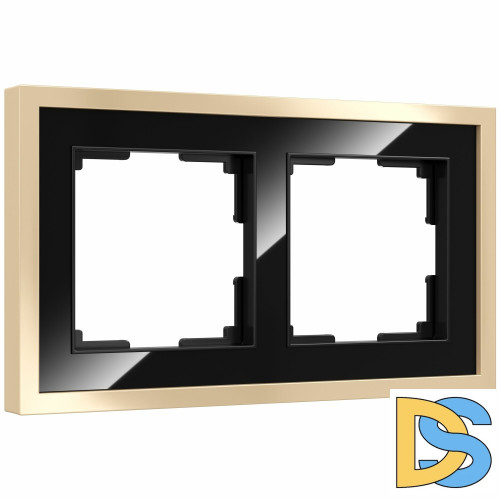 Рамка на 2 поста Werkel Baguette (черный W0022852