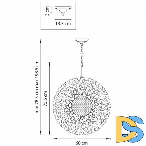 Подвесная люстра Lightstar Verona 727081