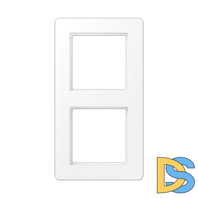 Рамка двухместная Jung AF582BFWWM