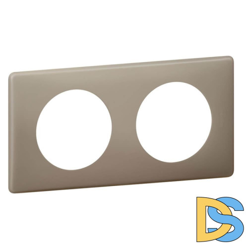 Рамка 2-постовая Legrand Celiane грэй перкаль 066722