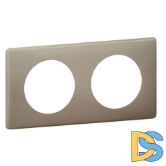 Рамка 2-постовая Legrand Celiane грэй перкаль 066722