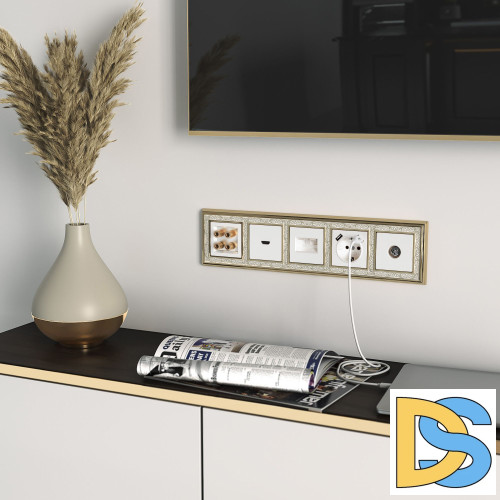 Розетка HDMI Werkel (белый) W1186001