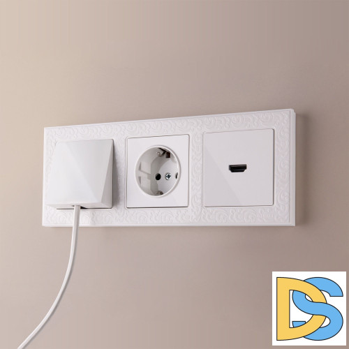 Розетка HDMI Werkel (белый) W1186001